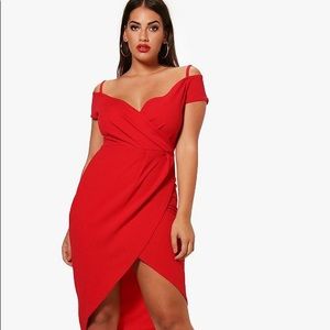 Boohoo red dress 🌹💕❤️✨